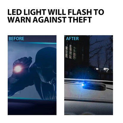 LED Anti-Theft Car Alarm Flashing Light – Induction Warning, Wiring Refit
