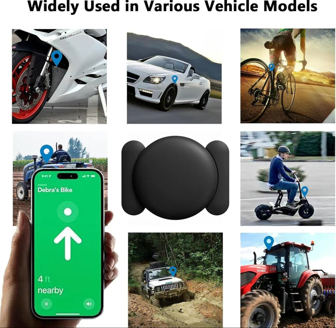 Track Tag Bluetooth Item Tracker – Compact, Keychain Compatible, Find My Network