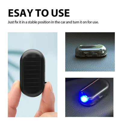 LED Anti-Theft Car Alarm Flashing Light – Induction Warning, Wiring Refit