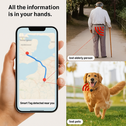 Track Tag Bluetooth Item Tracker – Compact, Keychain Compatible, Find My Network