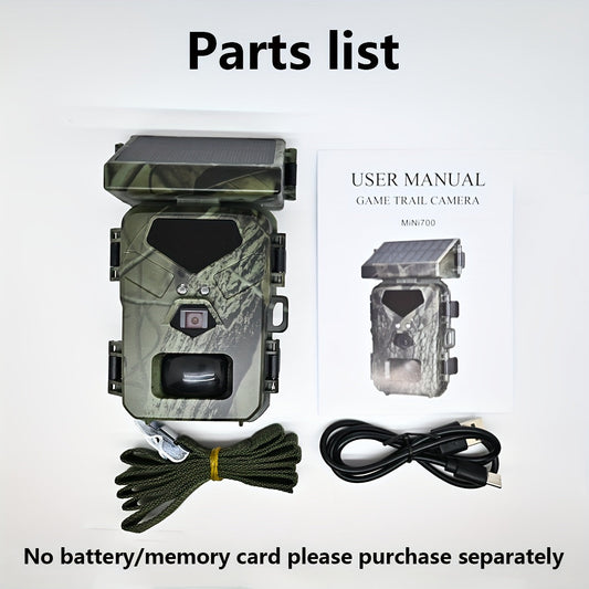 Solar Infrared Wildlife & Security Trail Camera – 20MP, Night Vision, Weatherproof