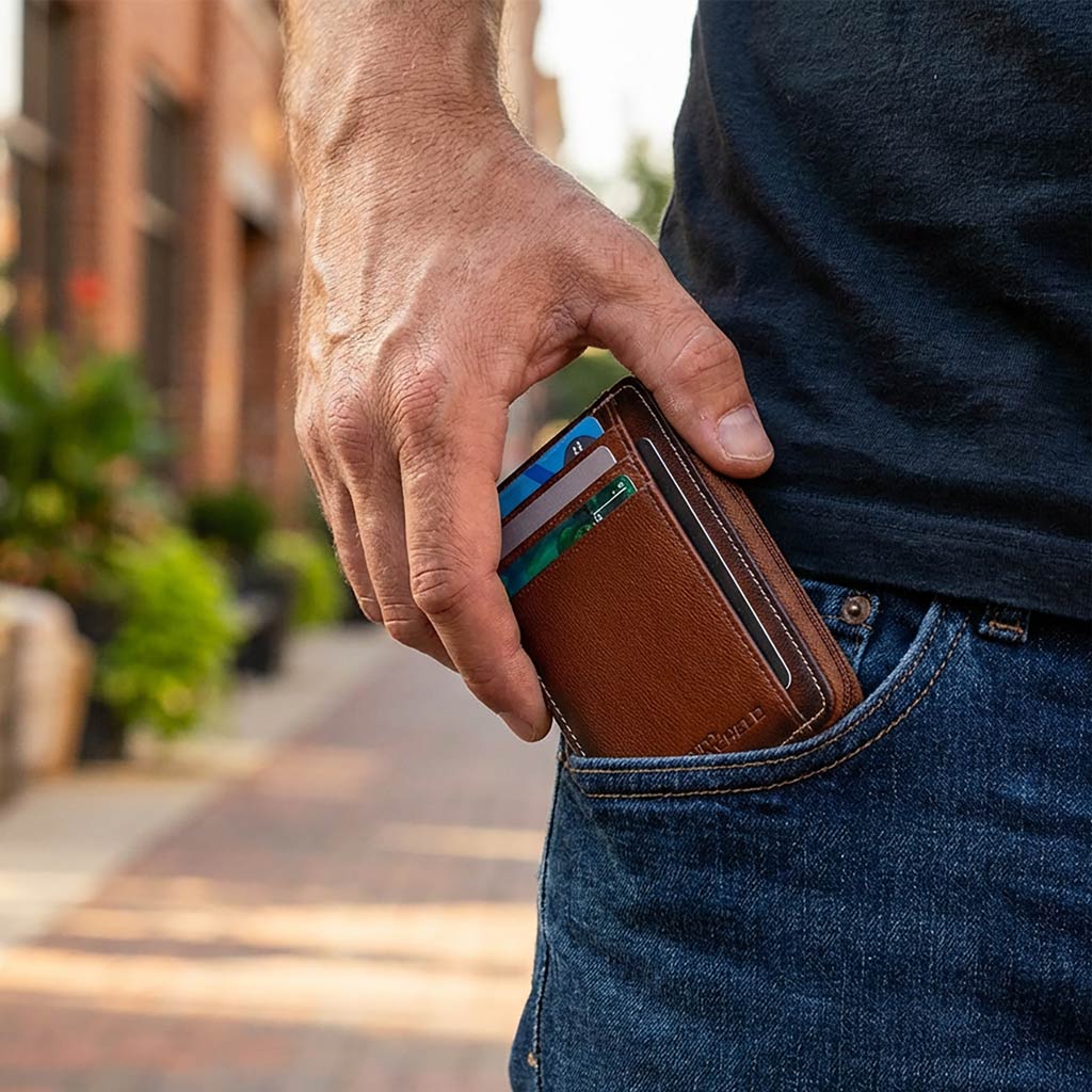 ID Stronghold RFID Secure Ultimate Mini Wallet – Slim, Unisex, Contactless Protection