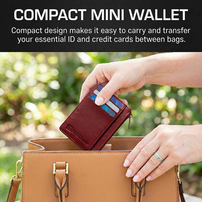 ID Stronghold RFID Secure Ultimate Mini Wallet – Slim, Unisex, Contactless Protection