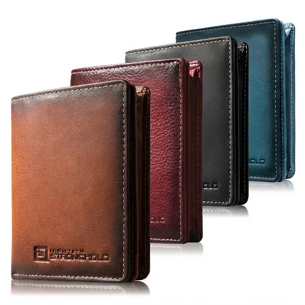 ID Stronghold Waltlet – Maximum Storage RFID Secure Minimalist Wallet, Unisex