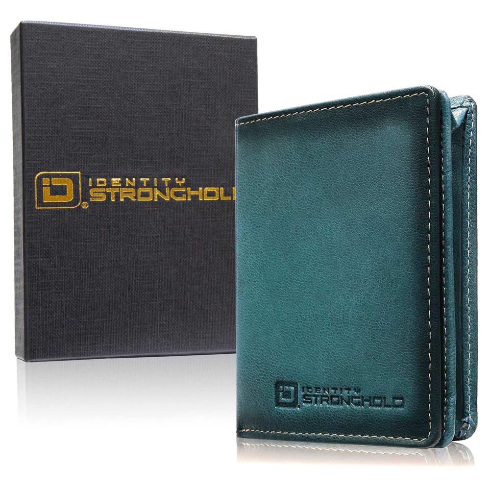 ID Stronghold Waltlet – Maximum Storage RFID Secure Minimalist Wallet, Unisex