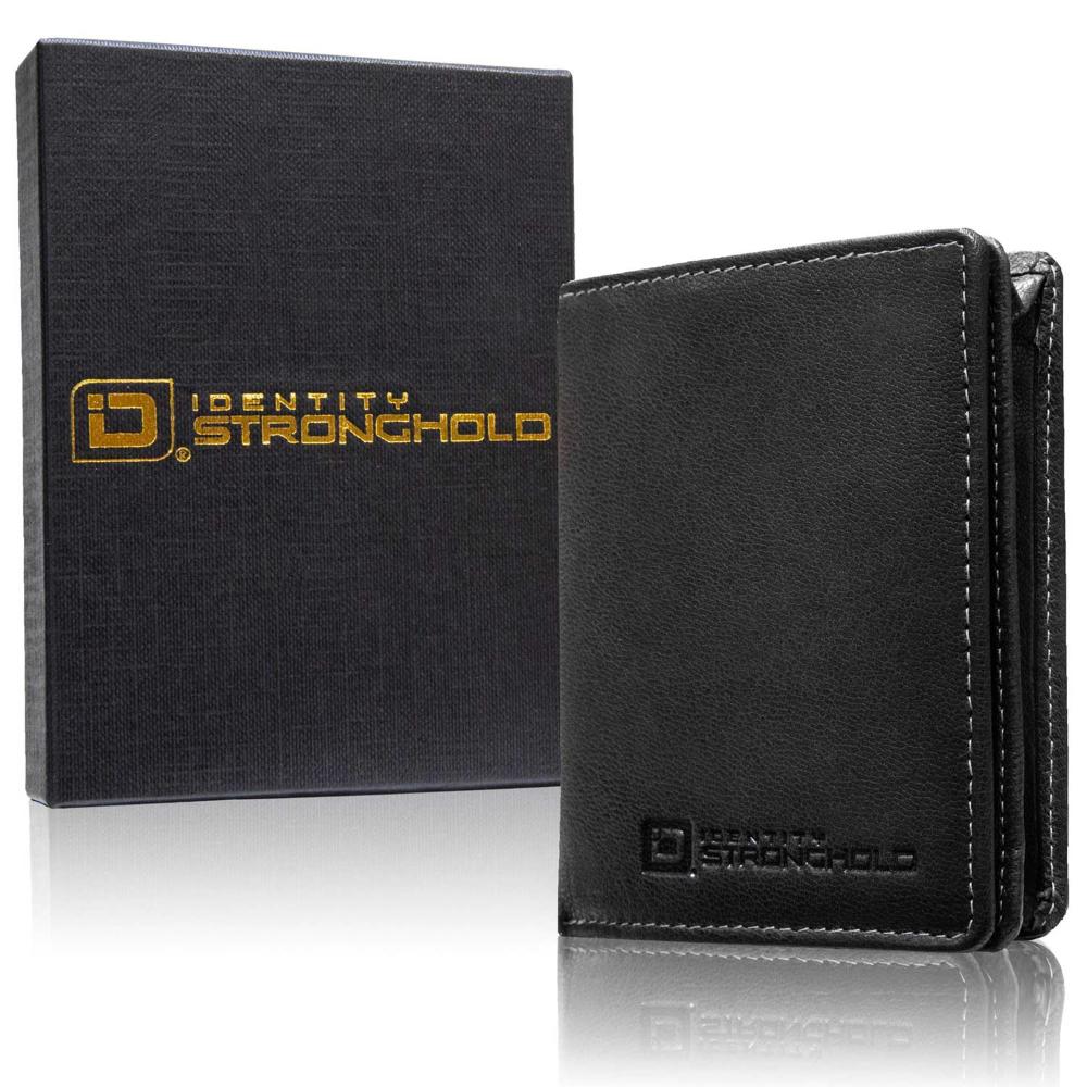 ID Stronghold Waltlet – Maximum Storage RFID Secure Minimalist Wallet, Unisex