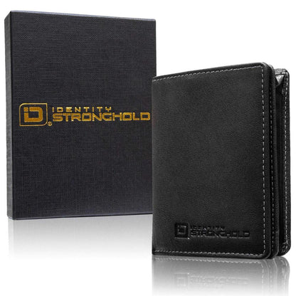 ID Stronghold Waltlet – Maximum Storage RFID Secure Minimalist Wallet, Unisex