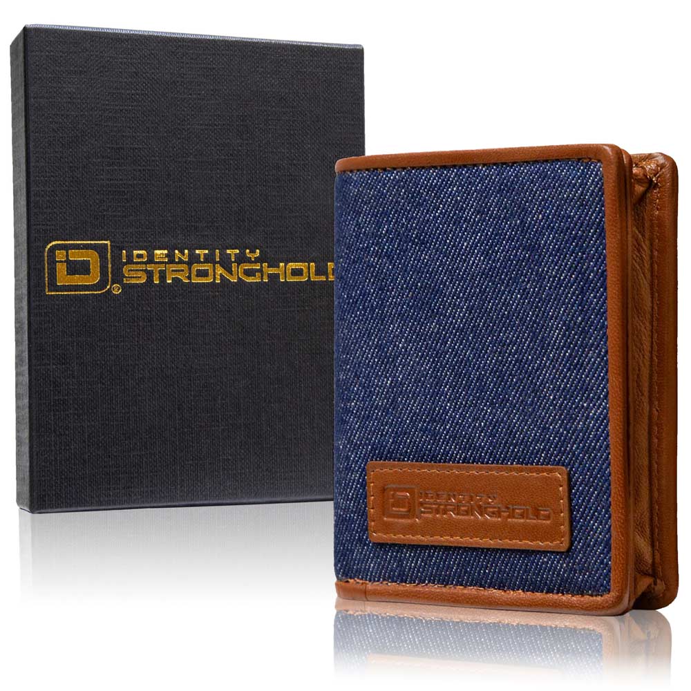 ID Stronghold Waltlet – Maximum Storage RFID Secure Minimalist Wallet, Unisex