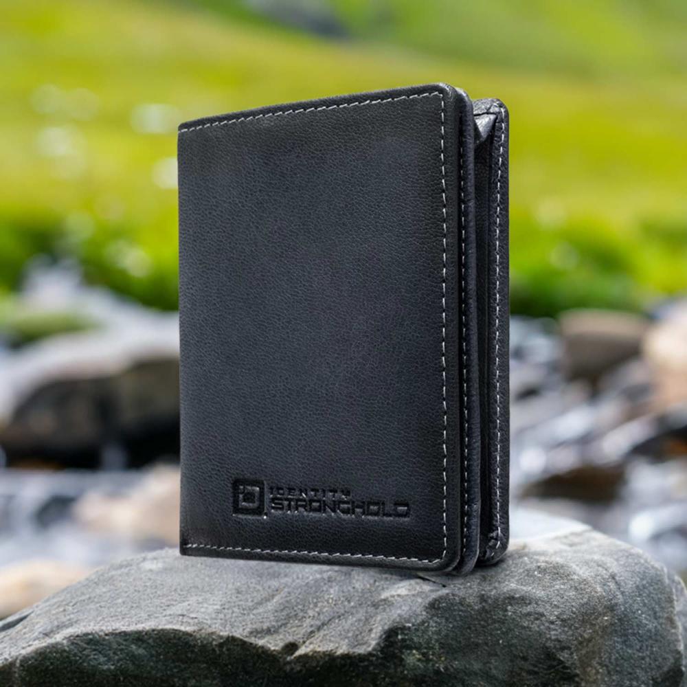 ID Stronghold Waltlet – Maximum Storage RFID Secure Minimalist Wallet, Unisex