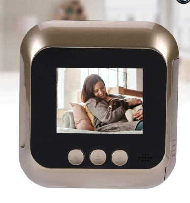 2.4" Smart Doorbell Peephole Camera – Electronic Cat Eye, Security Monitor