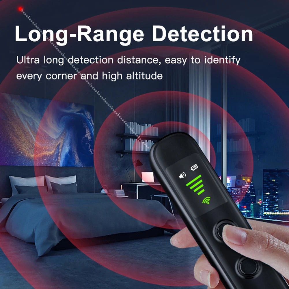 T66 Multifunctional GPS Tracker & Bug Detector – Anti-Spy, Anti-Eavesdropping, Camera Finder