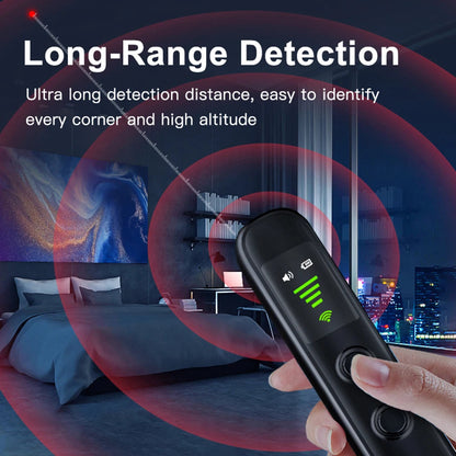 T66 Multifunctional GPS Tracker & Bug Detector – Anti-Spy, Anti-Eavesdropping, Camera Finder