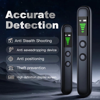 T66 Multifunctional GPS Tracker & Bug Detector – Anti-Spy, Anti-Eavesdropping, Camera Finder