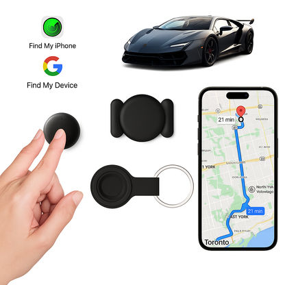 Track Tag Bluetooth Item Tracker – Compact, Keychain Compatible, Find My Network
