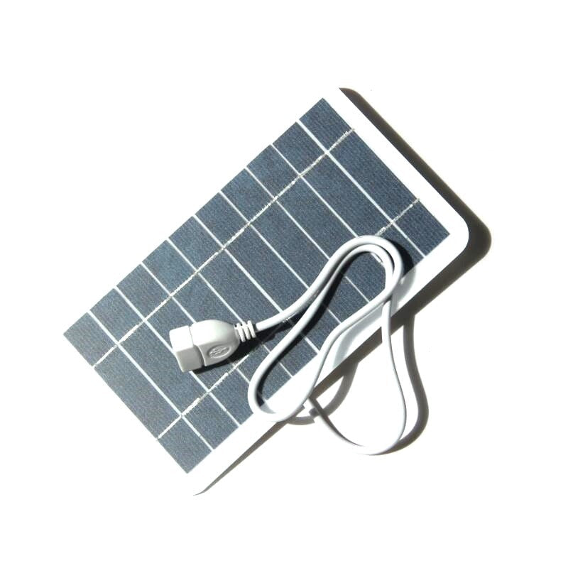 2W 5V Solar Charging Panel – Portable Outdoor Mobile Phone Charger