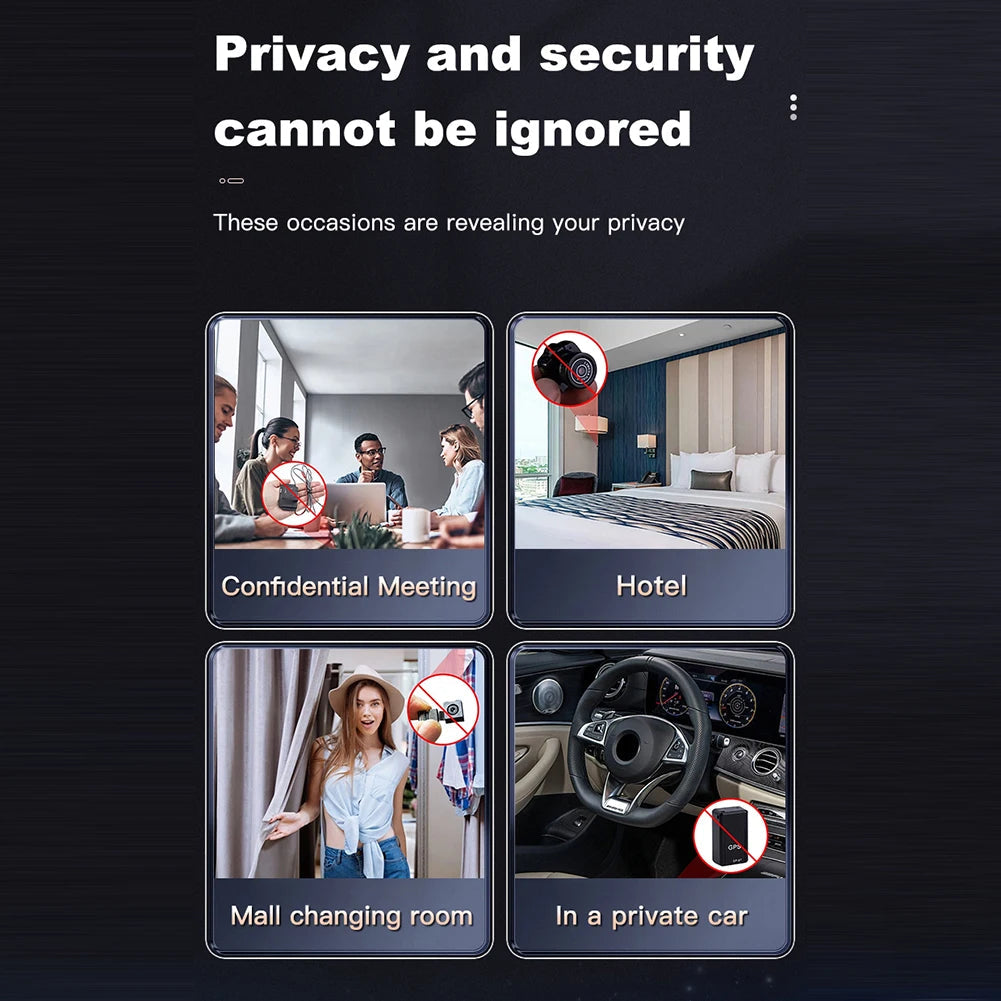 T66 Multifunctional GPS Tracker & Bug Detector – Anti-Spy, Anti-Eavesdropping, Camera Finder