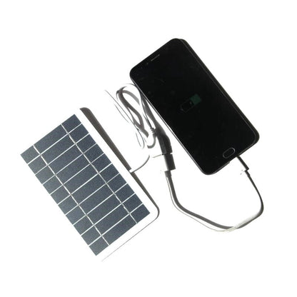 2W 5V Solar Charging Panel – Portable Outdoor Mobile Phone Charger