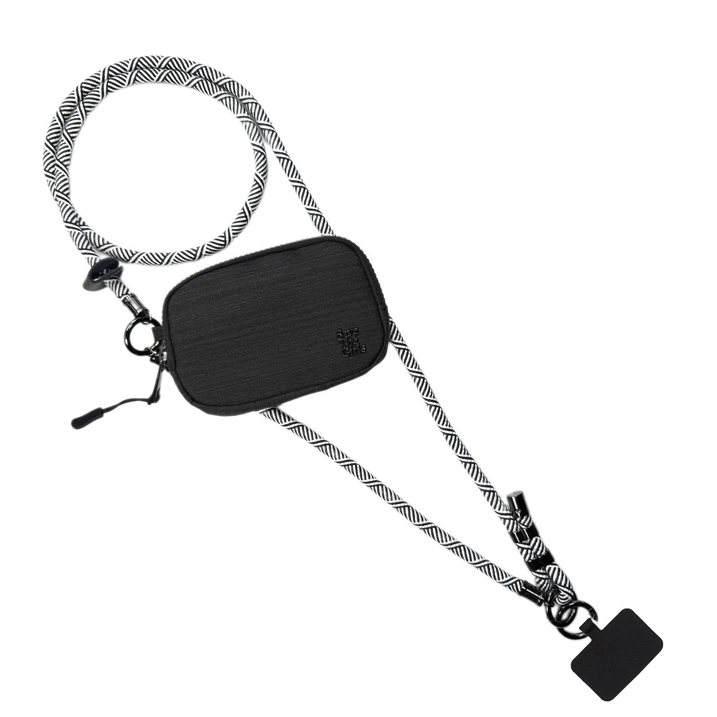 SaveTheGirls Active Crossbody Bag with RFID Pouch – Single Rope Strap