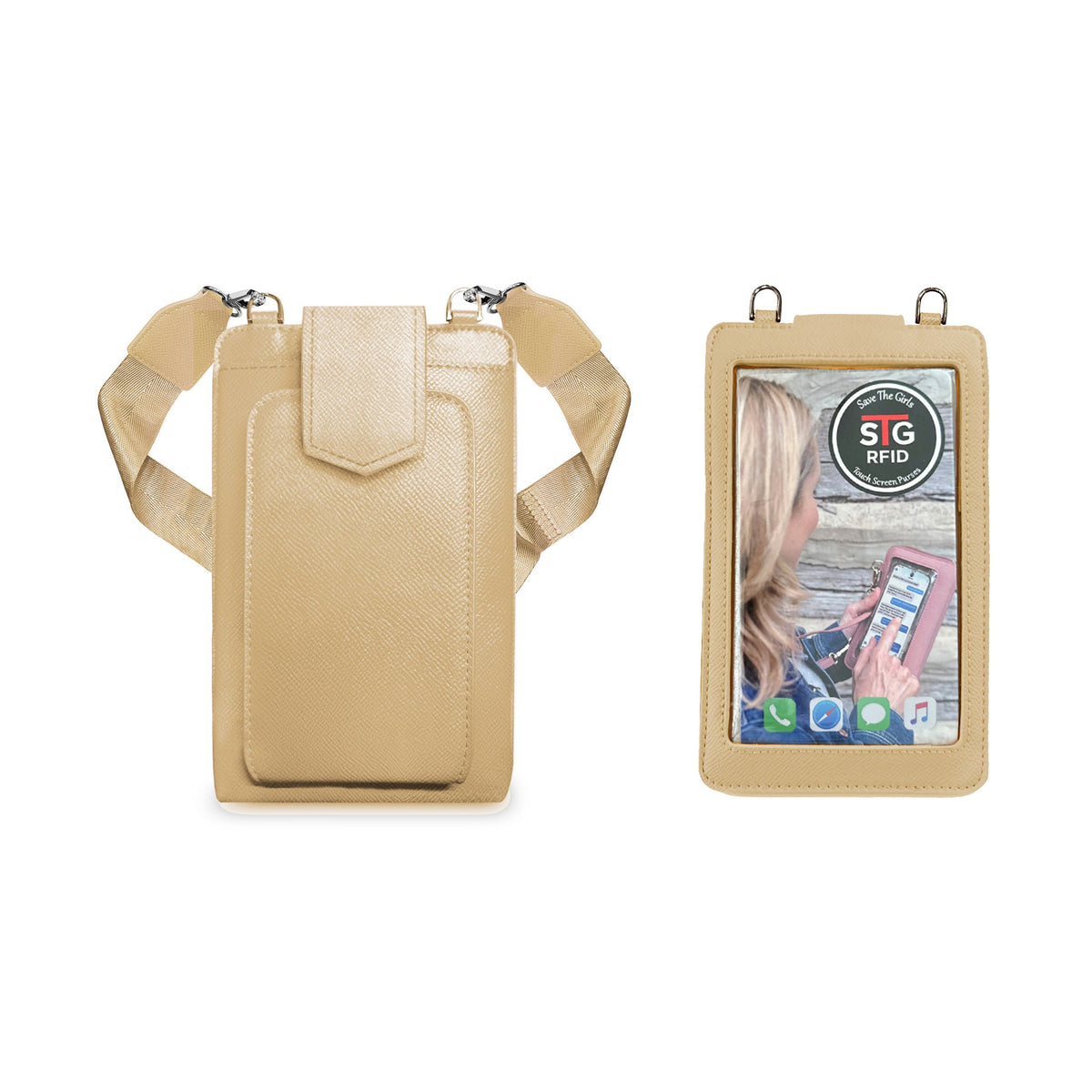 SaveTheGirls Boca RFID-Blocking Bag – Secure Everyday Carry Purse