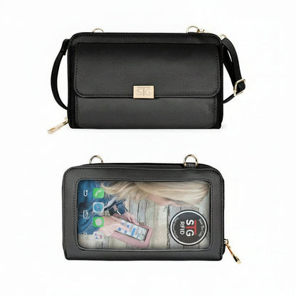 SaveTheGirls Captiva RFID Touch Screen Purse – Secure Crossbody Bag