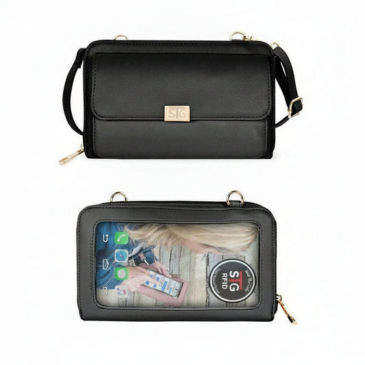 SaveTheGirls Captiva RFID Touch Screen Purse – Secure Crossbody Bag