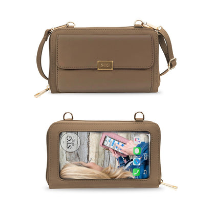 SaveTheGirls Captiva RFID Touch Screen Purse – Secure Crossbody Bag