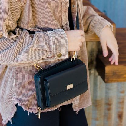 SaveTheGirls Captiva RFID Touch Screen Purse – Secure Crossbody Bag