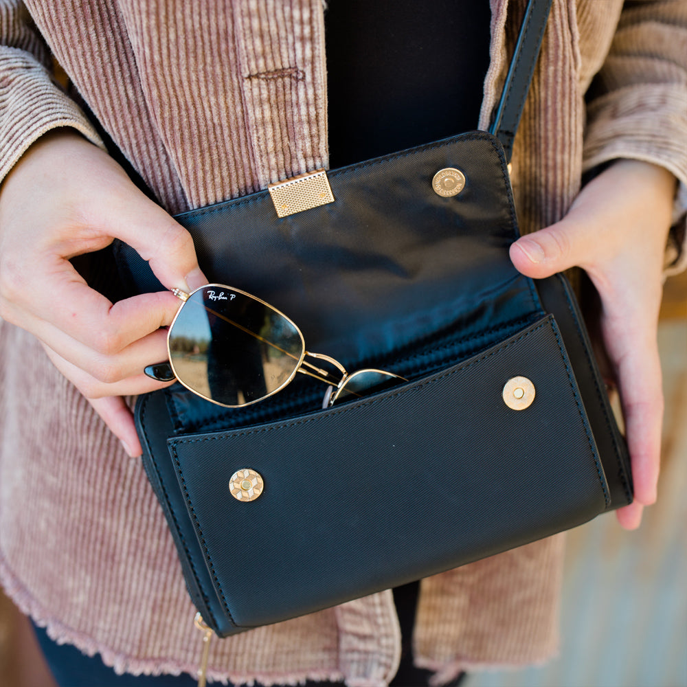 SaveTheGirls Captiva RFID Touch Screen Purse – Secure Crossbody Bag