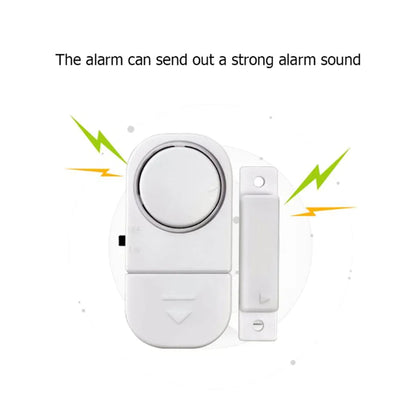6-Pack Wireless Magnetic Door & Window Burglar Alarm System – Home Security Sensor Kit
