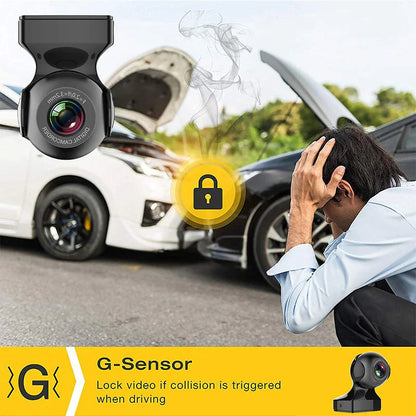170° Wide Angle WiFi Dash Cam – 1080P HD, G-Sensor, Loop Recording, Car DVR