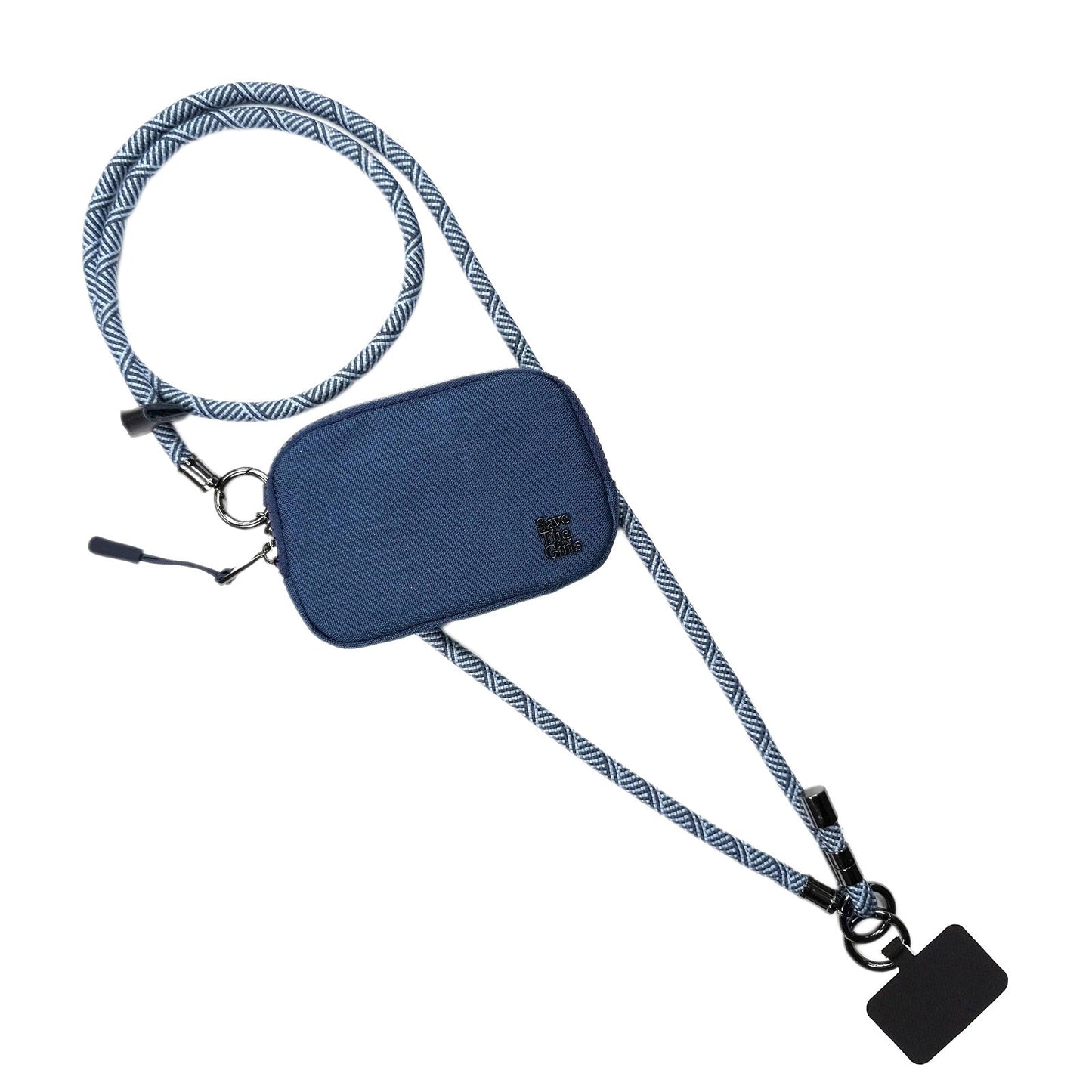 SaveTheGirls Active Crossbody Bag with RFID Pouch – Single Rope Strap