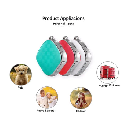 Mini Personal GPS Tracker for Kids – Real-Time Location, Listening Device, Compact