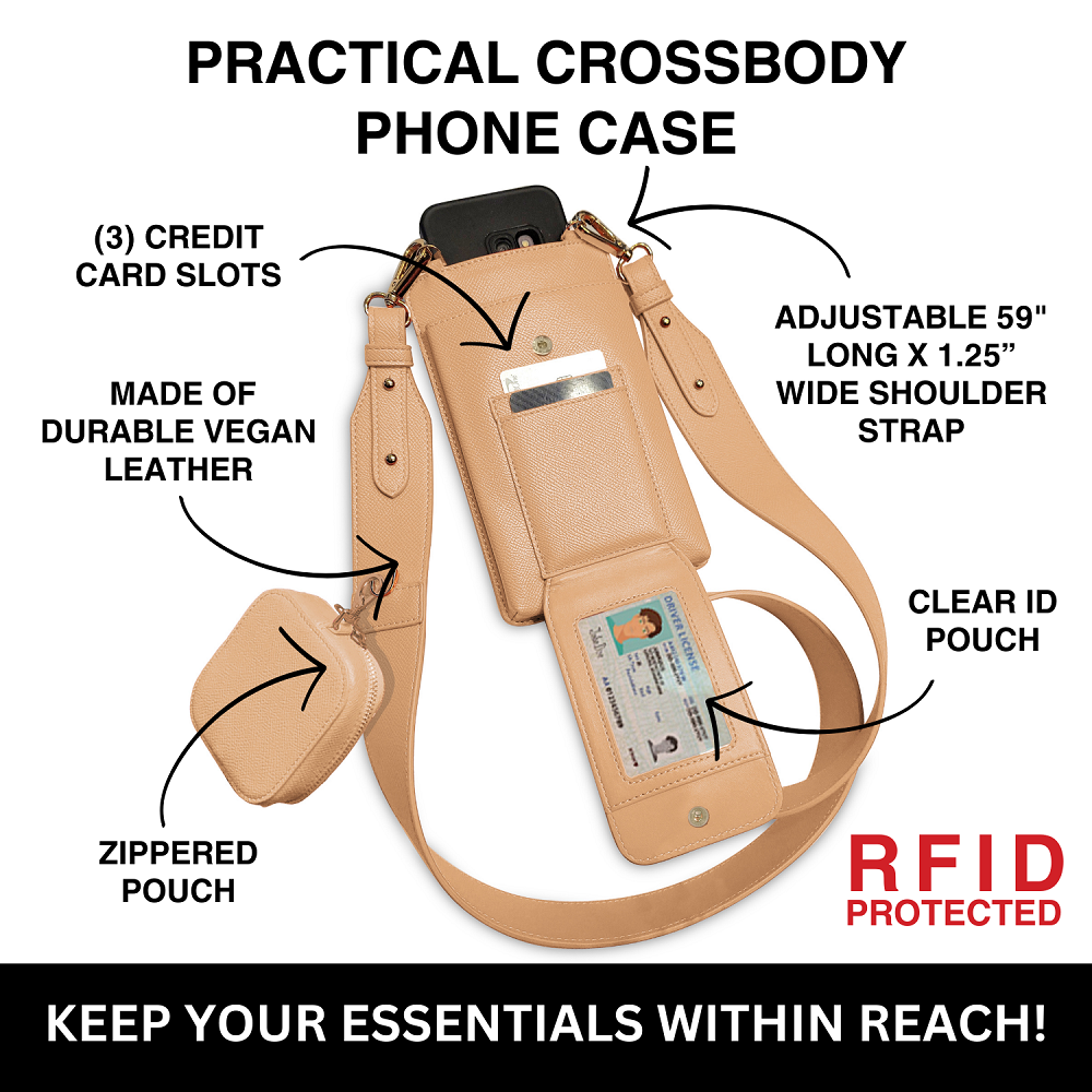 SaveTheGirls Boca RFID-Blocking Bag – Secure Everyday Carry Purse