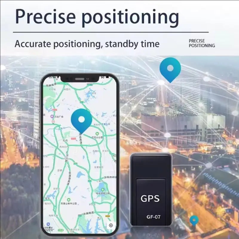 GF07 Mini Magnetic GPS Tracker – Real-Time Car & Vehicle Locator, Anti-Theft