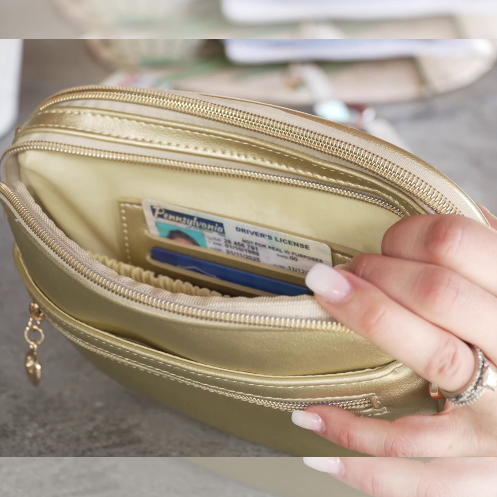 SaveTheGirls Travelers Treasure RFID-Blocking Travel Bag