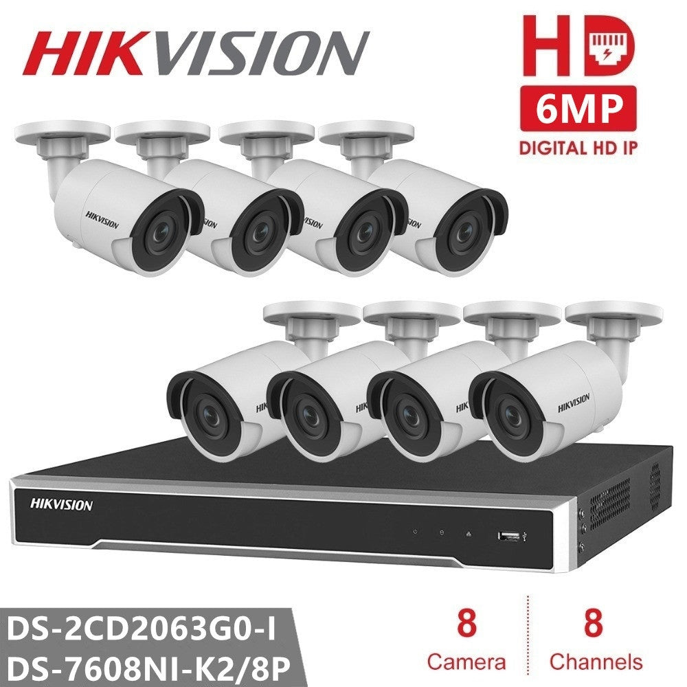Hikvision Security Camera Kits 6MP IP Camera DS-2CD2063G0-I System-6