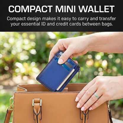 ID Stronghold RFID Secure Ultimate Mini Wallet – Slim, Unisex, Contactless Protection