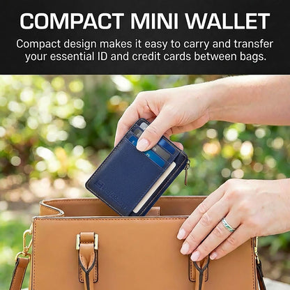 ID Stronghold RFID Secure Ultimate Mini Wallet – Slim, Unisex, Contactless Protection