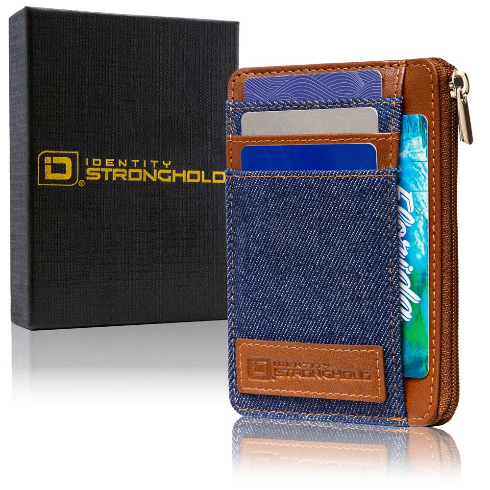 ID Stronghold RFID Secure Ultimate Mini Wallet – Slim, Unisex, Contactless Protection