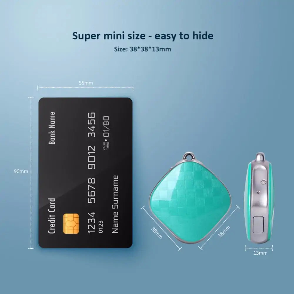 Mini Personal GPS Tracker for Kids – Real-Time Location, Listening Device, Compact