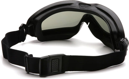 Pyramex V2G Plus Anti-Fog Safety Goggles – Dual Gray Lens Tactical Eye Protection