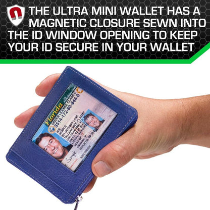 ID Stronghold RFID Secure Ultimate Mini Wallet – Slim, Unisex, Contactless Protection