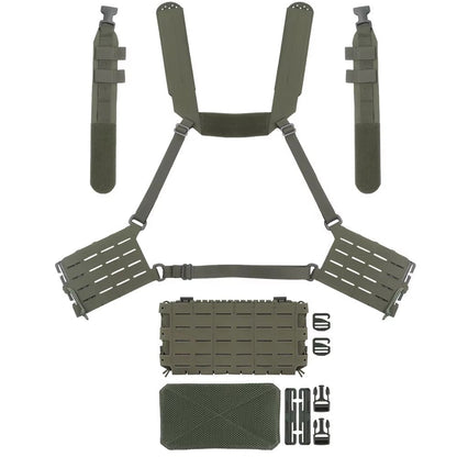 Signal & Steel ARC Gen3 Chest Rig – Quick Release MOLLE Micro Rig with Triple 5.56 Mag Pouch