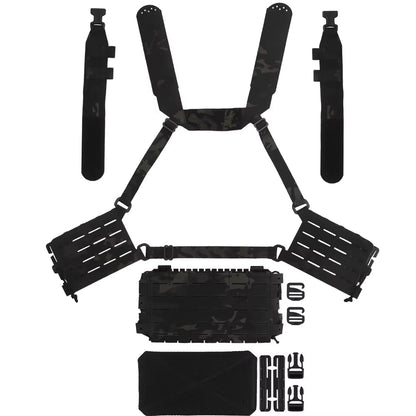 Signal & Steel ARC Gen3 Chest Rig – Quick Release MOLLE Micro Rig with Triple 5.56 Mag Pouch