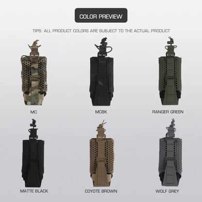 Signal & Steel ARC Universal Radio Pouch – MOLLE Walkie-Talkie Holder for Chest Rigs & Plate Carriers
