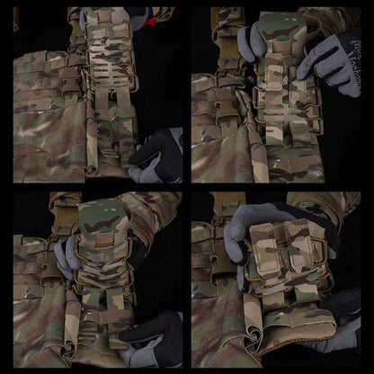 Signal & Steel ARC Universal Radio Pouch – MOLLE Walkie-Talkie Holder for Chest Rigs & Plate Carriers