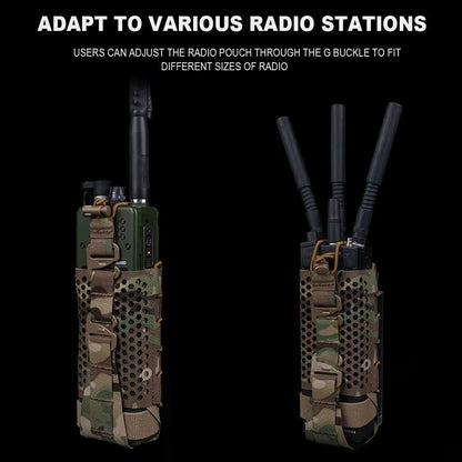 Signal & Steel ARC Universal Radio Pouch – MOLLE Walkie-Talkie Holder for Chest Rigs & Plate Carriers