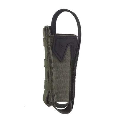 Signal & Steel Convertible 9mm Pistol Mag Pouch – MOLLE Single Magazine Holder (Covered or Open)