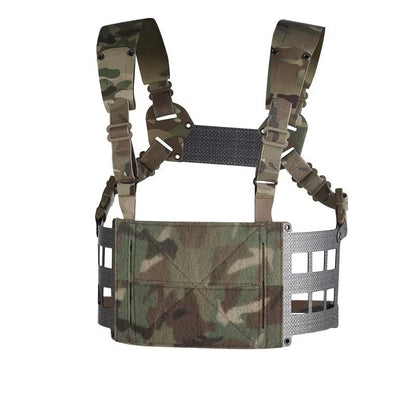 Signal & Steel Extended Chest Rig V2 – MOLLE Modular Front Rig with Admin Storage