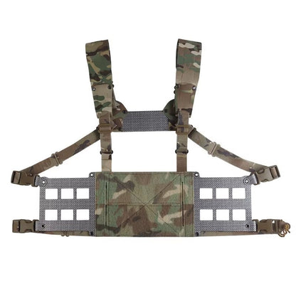 Signal & Steel Extended Chest Rig V2 – MOLLE Modular Front Rig with Admin Storage